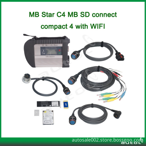 Latest Version 07/2013 for MB Star Compact 4 Star C4 SD Connect for Benz Cars & Trucks + Warranty
